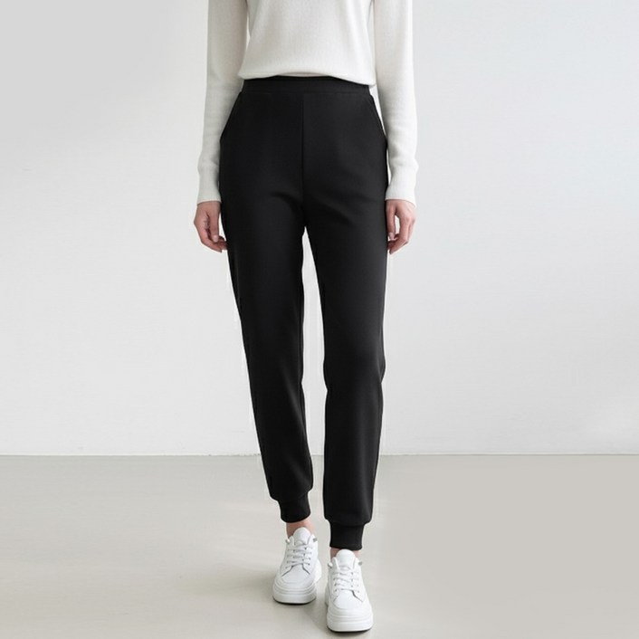 [기모 조거] 에이플심플 여성 기모 조거팬츠 겨울 융털 조거바지