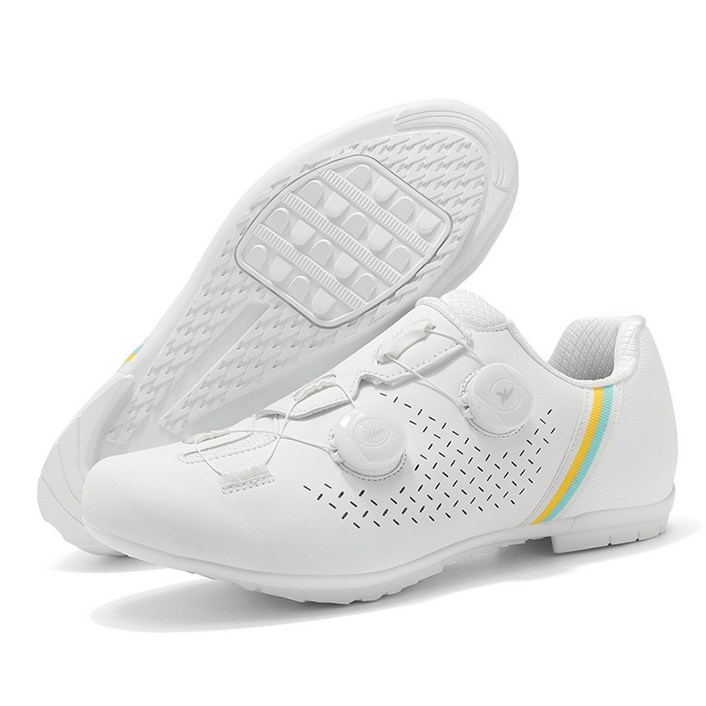 MASZRE 자전거 운동화 남성 여성 클릿없는 MTB 플랫슈즈 논클릿, 275, white
