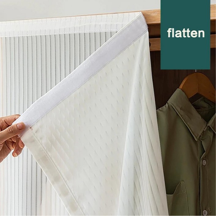 무타공 시어 윈도우 커튼 거실 블라인드 버티컬 패널 셀프 접착 프라이버시 패브릭