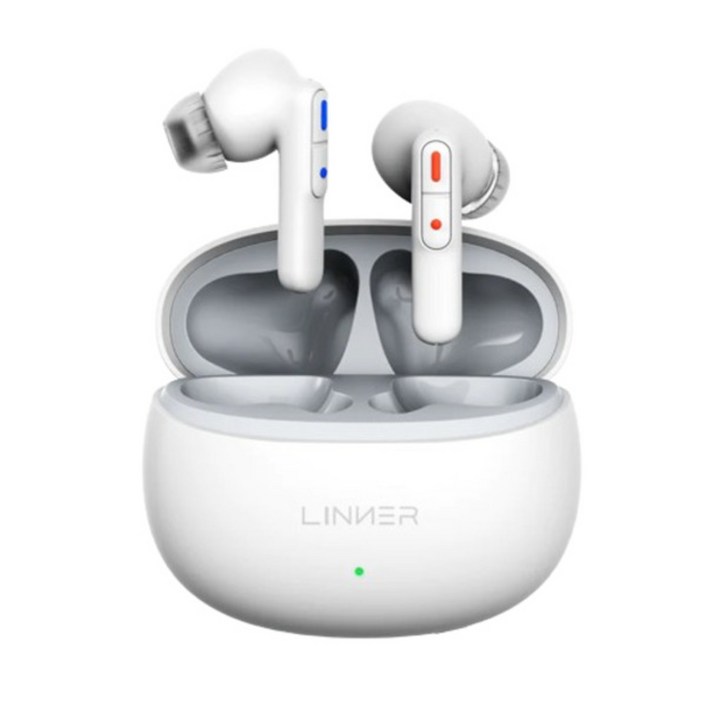 LINNER NOVA 음성증폭기 노인용 블루투스 무선 충전식 보청기 대체 소리증폭기 FDA KC 인증, 1개
