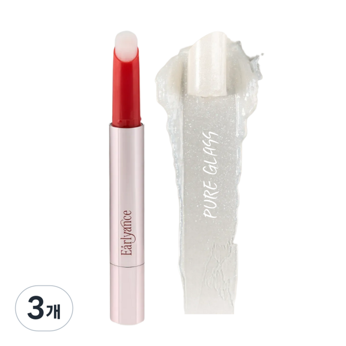 얼리언스 글로우 립핏밤, 3개, 01. Pure glass 퓨어글래스
