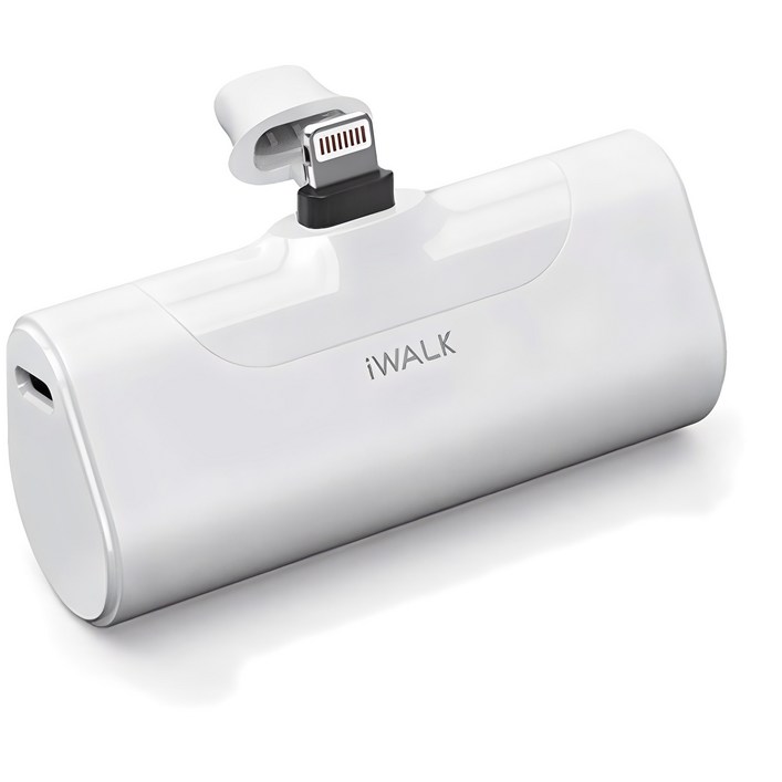 아이워크 미니 보조배터리, DBL4500LP8핀용, 화이트