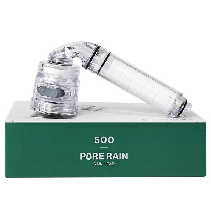 퓨어레인 주방용 자바라 싱크 헤드 필터 PR-500, 1개