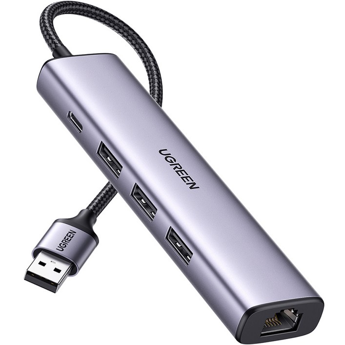 유그린 USB 3.0 기가비트 랜카드 멀티 허브, 혼합색상, 1개 유그린 USB 3.0 기가비트 랜카드 멀티 허브, 혼합색상, 1개