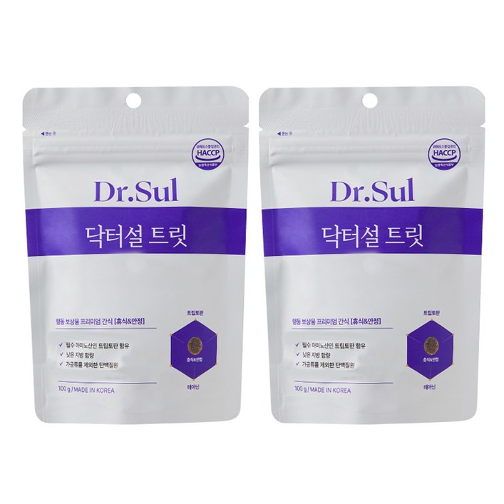닥터설 반려동물 핏펫 트릿 트립토판 교육용 간식