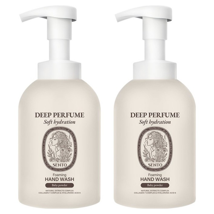 센토 딥퍼퓸 포밍 핸드워시 베이비파우더향