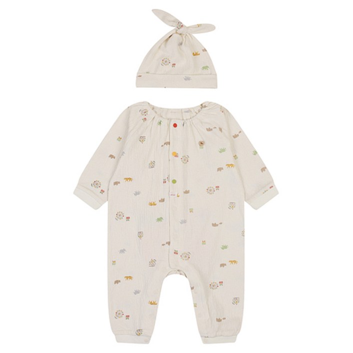 에뜨와 유아용 선물용 치프우주복모자 세트 + 쇼핑백