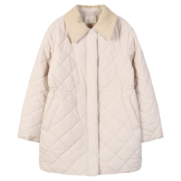 플라스틱아일랜드 여성용 다이아몬드 퀼팅 점퍼 PR4PZ561