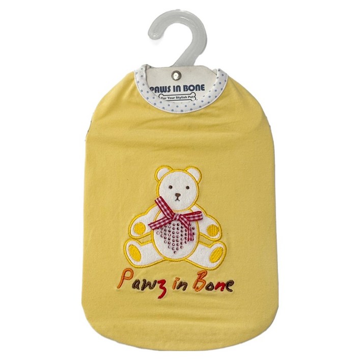 펫바디랩 강아지 곰돌 청 원피스