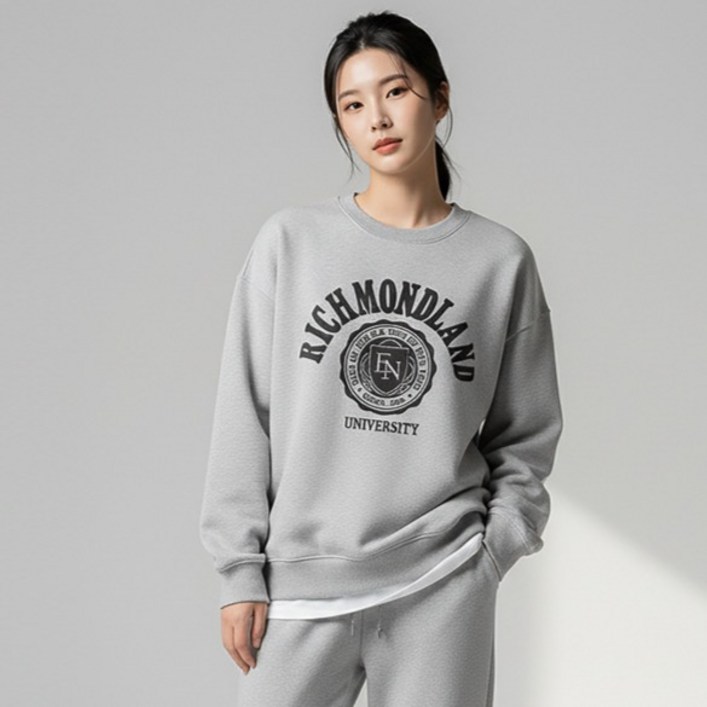 레몬소울 여성용 몬들 엠보 맨투맨