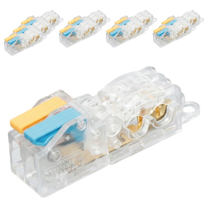 오토크루 무탈피 전선 분기 연결 T형 스카치락 커넥터 2입2출 C형