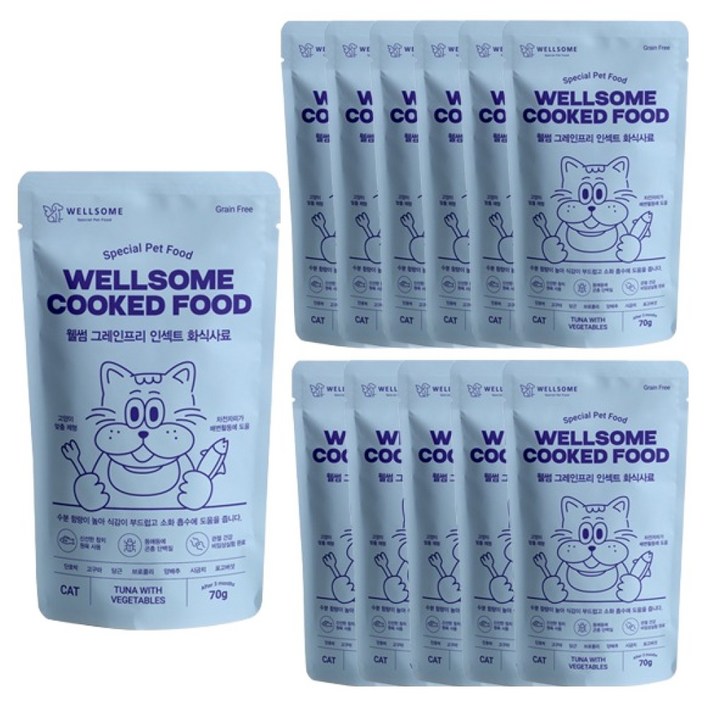 웰썸 고양이 습식사료