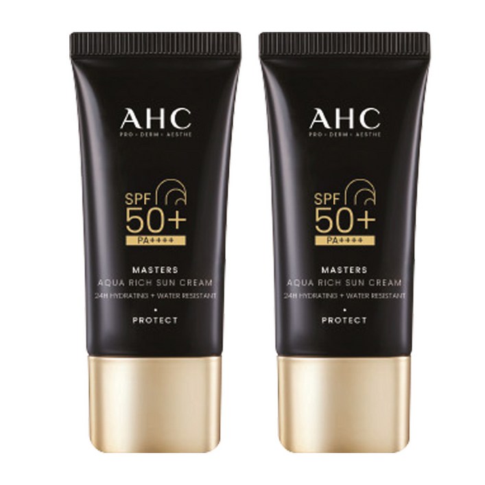 AHC 마스터즈 아쿠아 리치 선크림 SPF50 PA