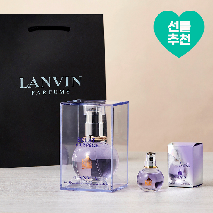랑방 에끌라 30ml 에끌라 미니 4.5ml 쇼핑백 세트