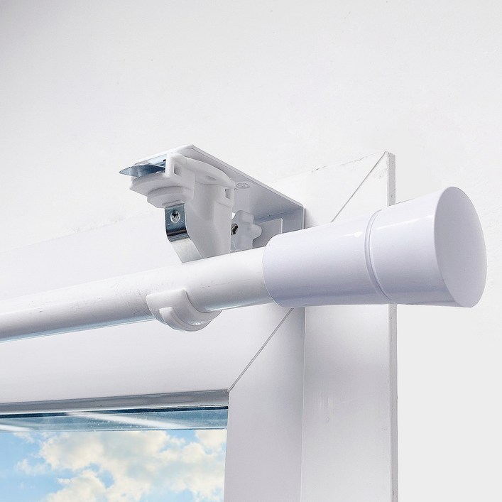 감성다는남자 안뚫어고리 버전 2  봉브라켓 세트, 3세트, 화이트