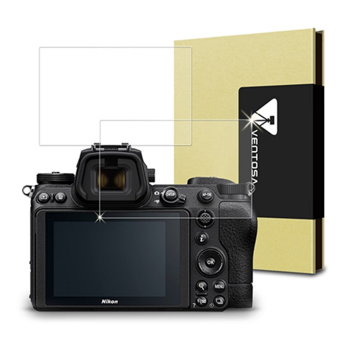 벤토사 니콘 Z6II 강화유리 카메라 액정 보호 필름 2p 세트, VSTNCDF, 1세트