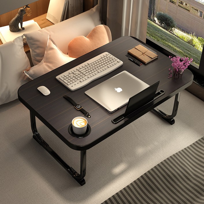 오브민 LPM 접이식 다용도상 베드테이블, 블랙