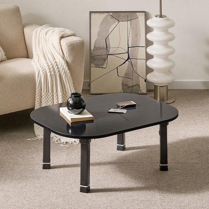 아이캔컴퍼니 국내산 E0 LPM 4단 높이조절 어반엣지 접이식 테이블 800