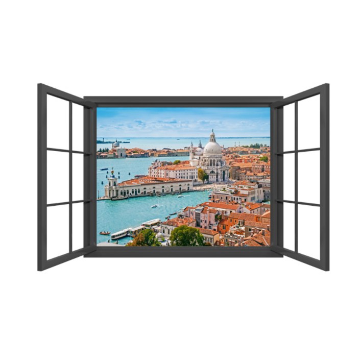 스위트 스페이스 3D입체 풍경 액자형 창문스티커 18