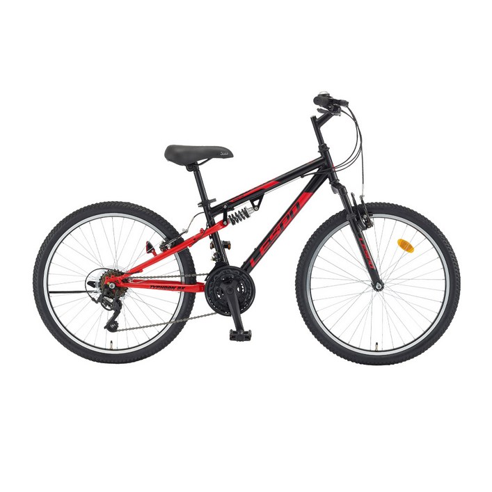레스포 삼천리 태풍 DX 21단 자전거 60.96cm + 조립쿠폰, 블랙 + 레드, 1590mm