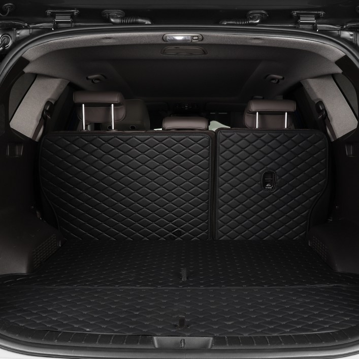 메이튼 차량용 트렁크 매트 일체형, 카니발 KA4/페이스리프트 7인승 (20년8월~), 블랙