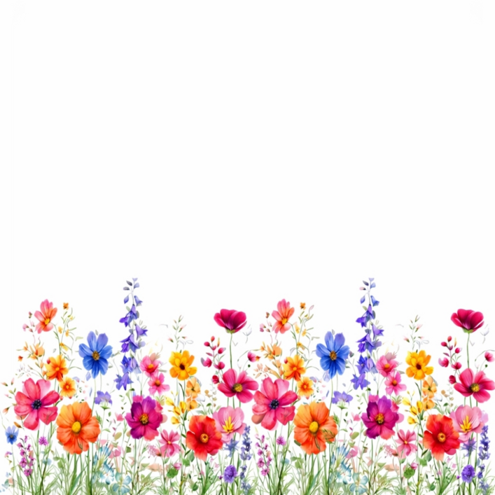 야생화 창문 실내 인테리어 포인트 데코 스티커 시트지, 코스모스 스티커