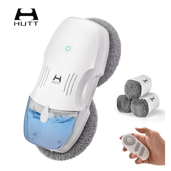 HUTT 창문 로봇청소기 자동 분수 초강흡입력 리필걸레세트