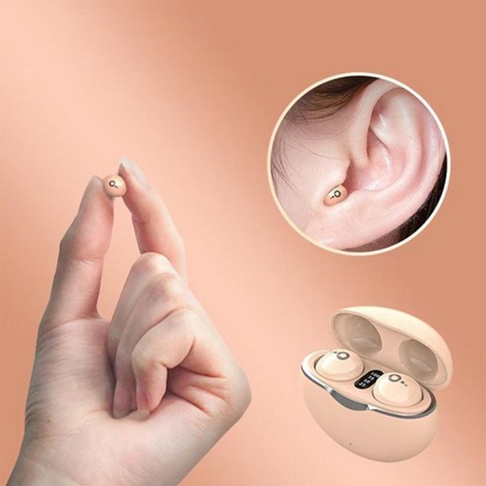초미니 안보이는 이어폰 블루투스 무선 수면 헤드폰