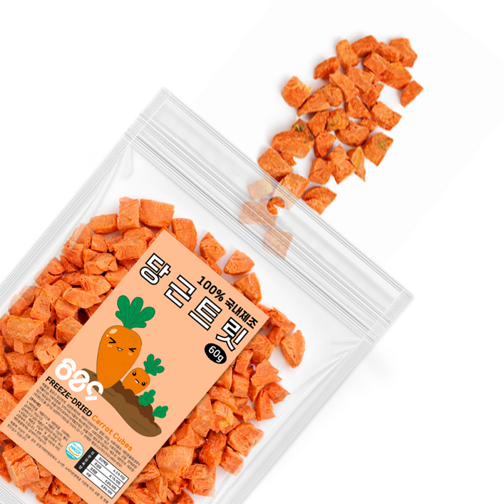 팔공구 동결건조 야채 동결건조간식 강아지 고양이트릿