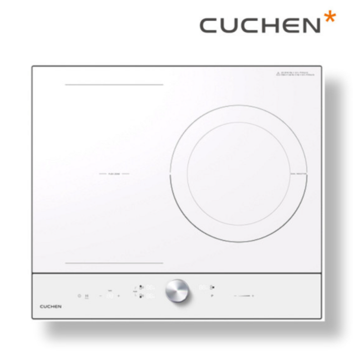 2025년신제품전국설치가능 쿠첸 화이트 올파워 인덕션 3구 빌트인 560X480 보더리스 3400W