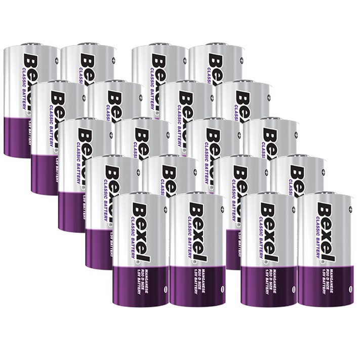 벡셀 망간 D형 건전지