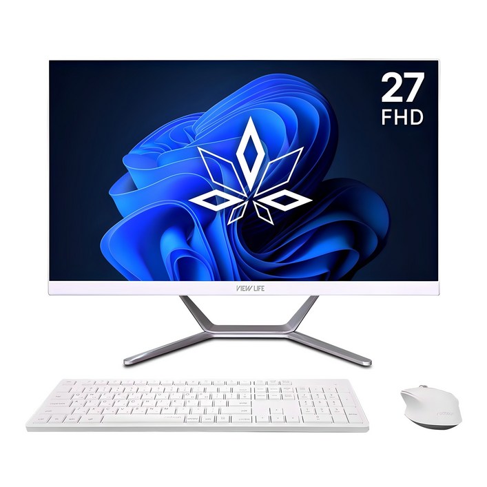 뷰라이프 27인치 일체형PC N5095 윈도우11포함 저소음 무선키보드마우스 증정, 500GB, 8GB, WIN11 Pro, 화이트, APD270N5 뷰라이프 27인치 일체형PC N5095 윈도우11포함 저소음 무선키보드마우스 증정, 500GB, 8GB, WIN11 Pro, 화이트, APD270N5
