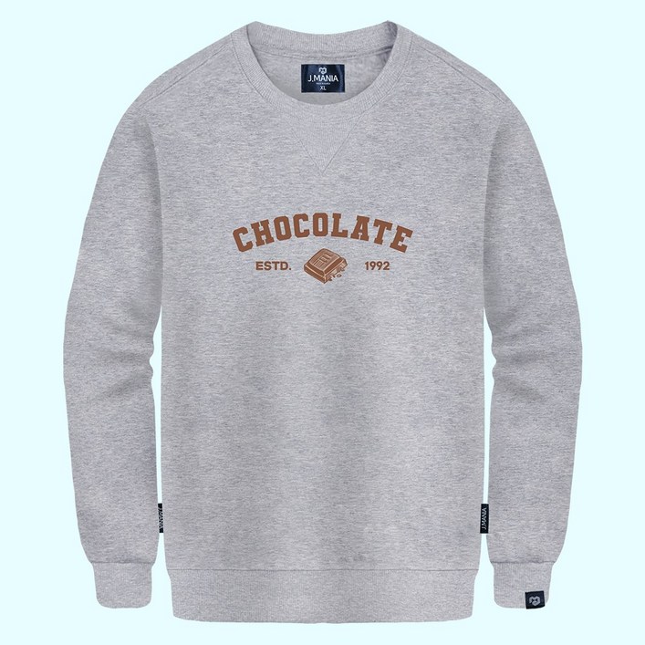 클로니아 초콜릿 맨투맨 티셔츠 TL-078