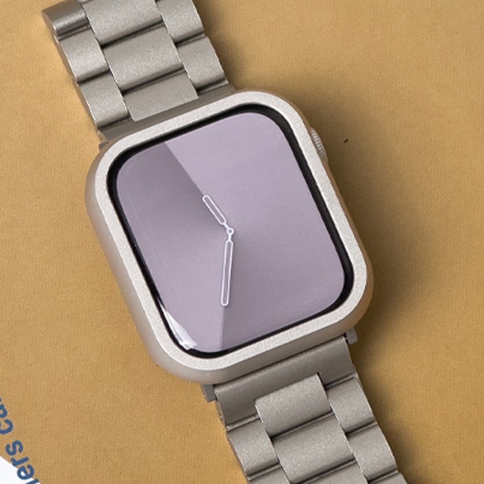 엔터콘 애플워치 알루미늄 메탈 베젤링 케이스 커버