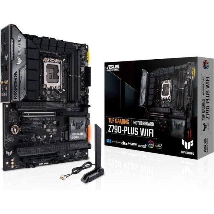 ASUS TUF 게이밍 Z790-플러스 WiFi LGA 1700(인텔 14세대, 12세대, 13세대) ATX 마더보드(PCIe 5.0, DDR5, 4개 M.2 슬롯, 16+1