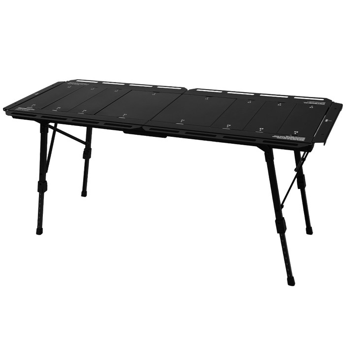 원스위크라이프 캠핑 IGT 접이식 테이블, 블랙