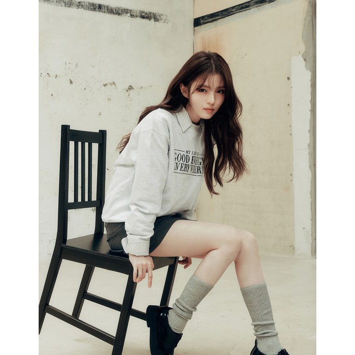 [지오다노]2024 NEW 한소희맨투맨 324910 8칼라