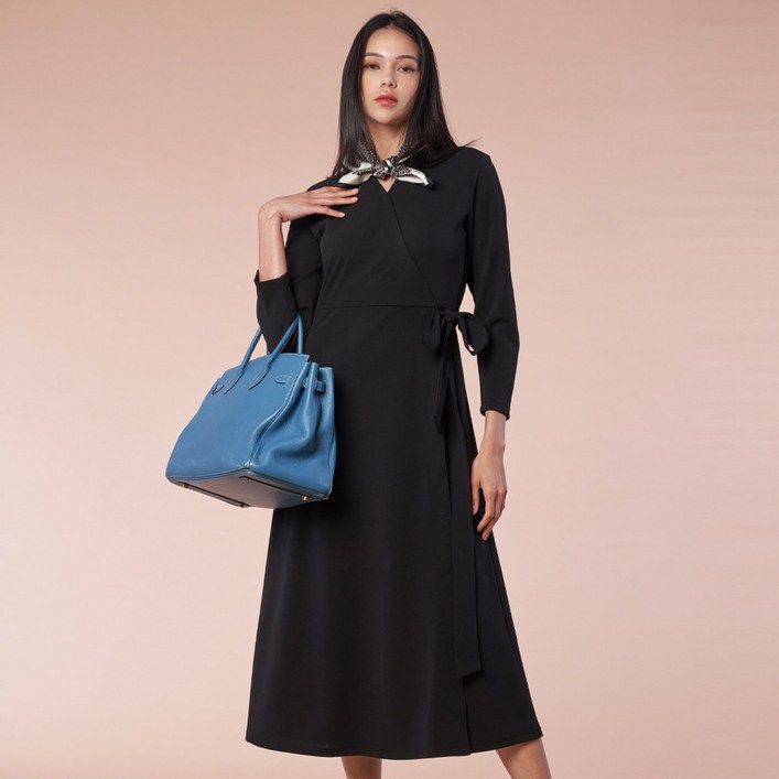 Lipbbam 바이립밤 크레오라 시그니처 플레어 롱 랩원피스 LDM07 선택 1종