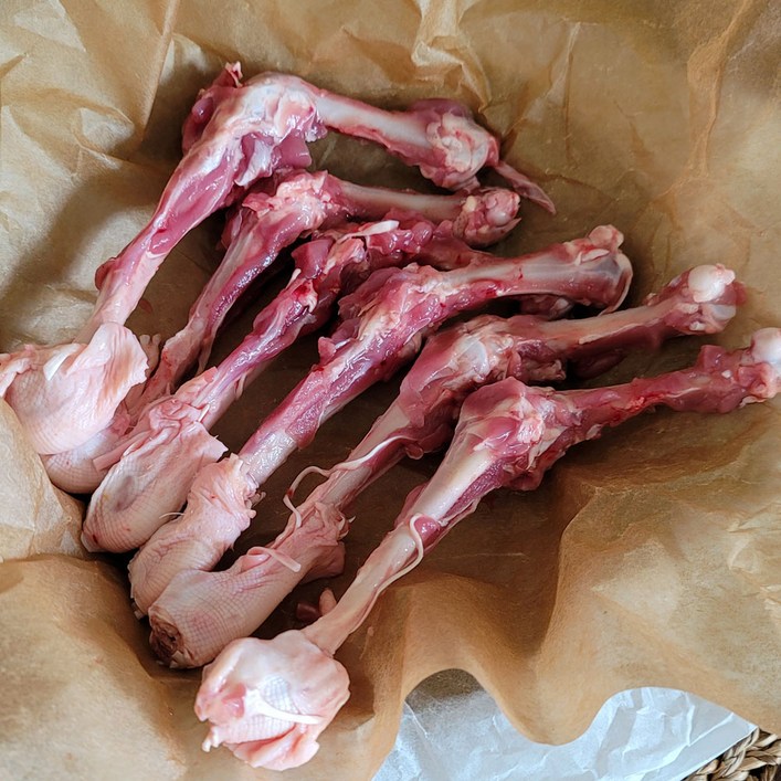 돼지귀슬라이스 국내산 손질 오리 도가니 대 1kg 수제간식 냉동, 1개