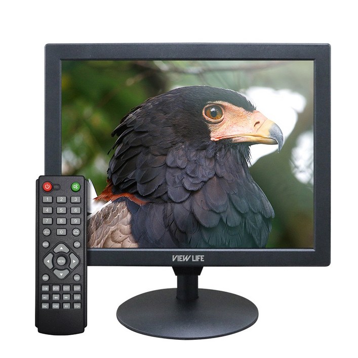 뷰라이프 15형 4:3 AV 단자 CCTV 소형 모니터 D-SUB/BNC 케이블 포함 리모컨 증정 새제품, 38.1cm, AV-15