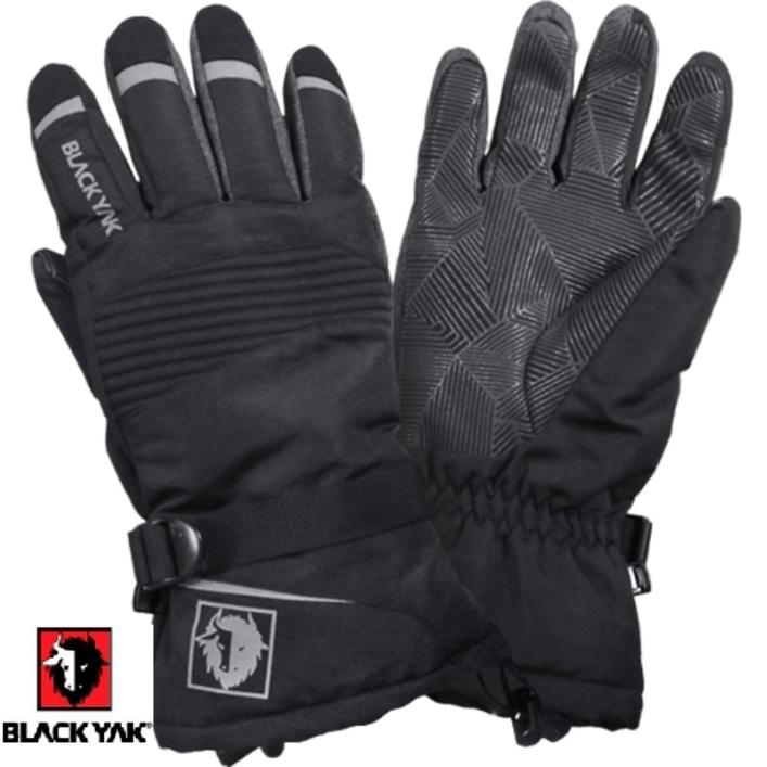 블랙야크 정품 장갑양말 증정 충전재 들어있어 아주 따뜻합니다 손목부위 조절 가능하여 찬바람이 들지 않습니다.
