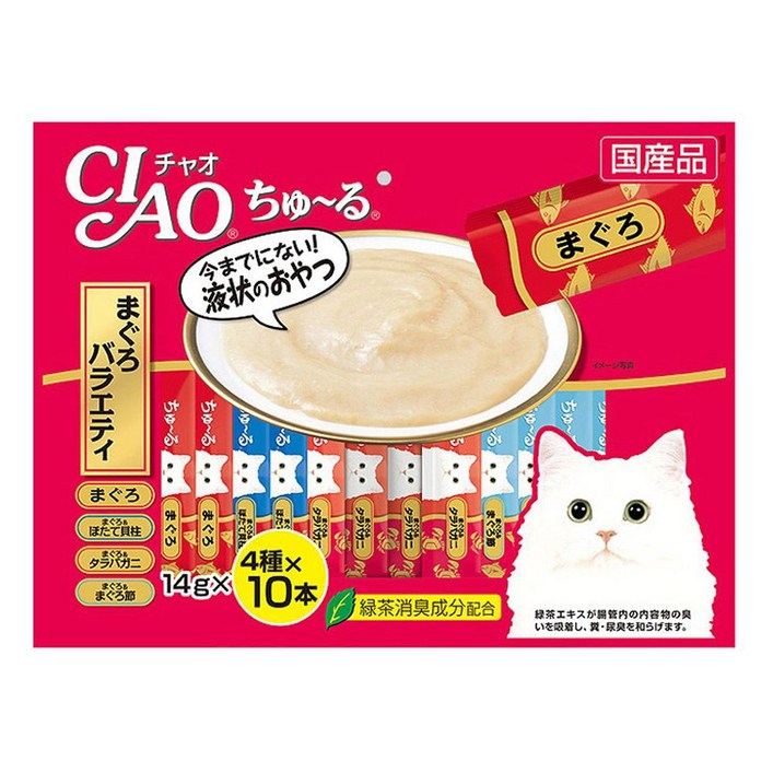 이나바 CIAO 챠오 츄르 참치 버라이어티 40P, 1개, 참치