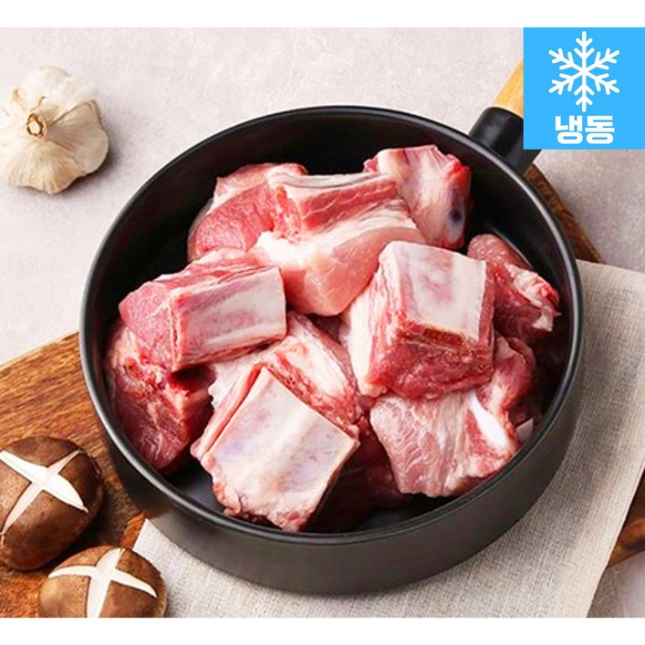 행복미트 국내산 돈갈비 한돈 찜갈비 1kg1kg, 총 2kg 당일발송, 2개, 1kg