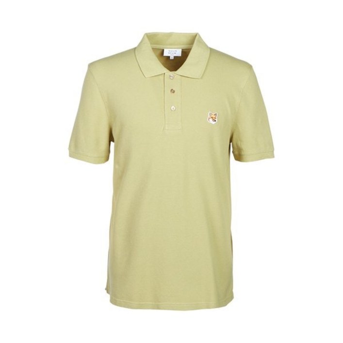 백화점정품 메종키츠네 반팔 티셔츠 폭스헤드 남성 카라 반팔티셔츠 LM00208KJ7002 P357 반팔티