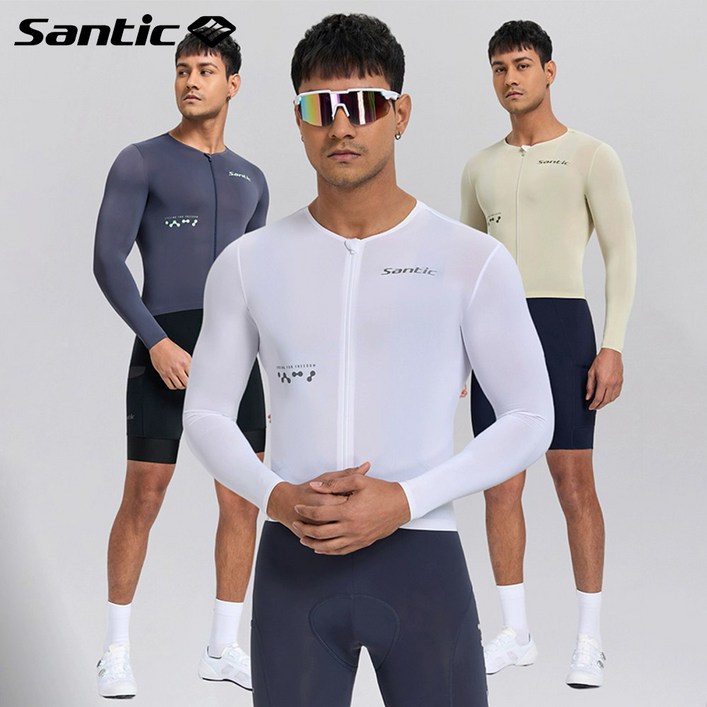 산틱 자전거 져지 긴팔 상의 의류 자외선차단 UPF50 TM25C01182