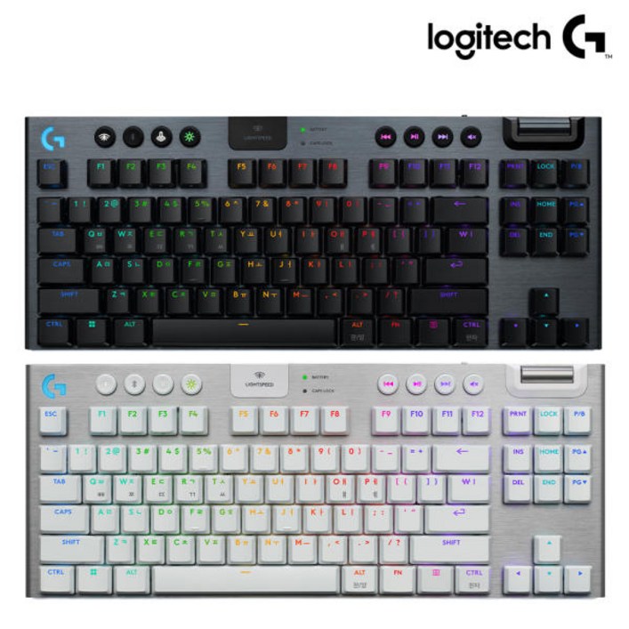 로지텍코리아 로지텍G915 X 게이밍 무선 키보드 정품, 갈축, G915 X TKL 텐키리스, 블랙 로지텍코리아 로지텍G915 X 게이밍 무선 키보드 정품, 갈축, G915 X TKL 텐키리스, 블랙