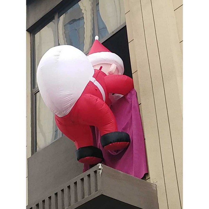 벽산타 매달린산타 크리스마스 산타조형물 대형 인형