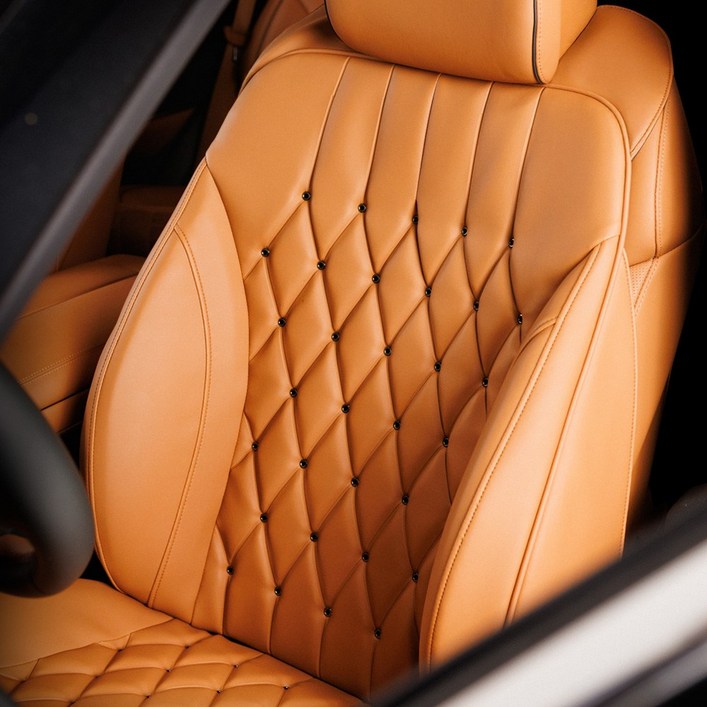 아임반 프리백커버 자동차 시트커버 차량용 시트 보호 통풍 열선 호환 등받이 쿠션 겸용, 1개, 모노블랙