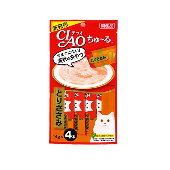이나바 챠오츄르 고양이간식 대용량 SC-73 닭가슴살 40개입 - 쇼핑뉴스