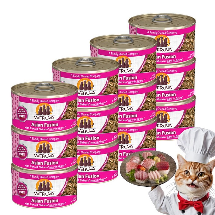 [겟플렉스]웨루바 습식 고양이 주식사료 캔